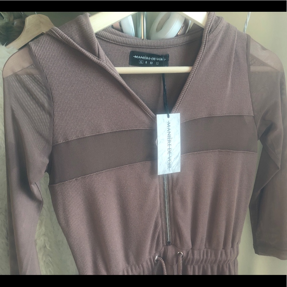 Maniere De Voir MDV Beige Jumpsuit